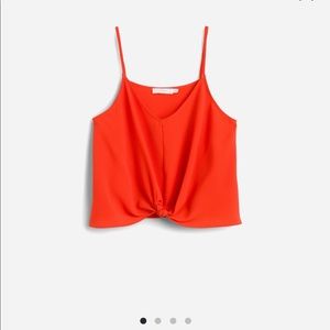 Devon Knot Front Cami Blouse